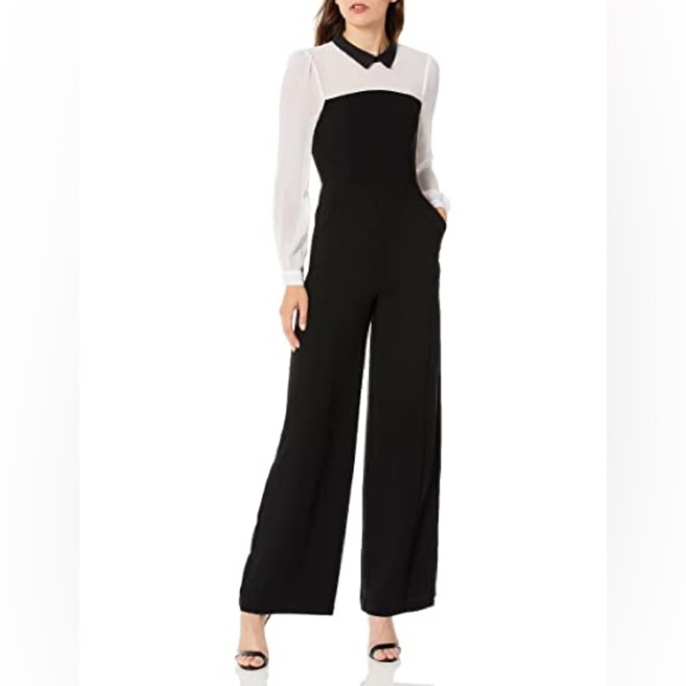 BCBGeneration Women's Two-fer Shirt Jumpsuit